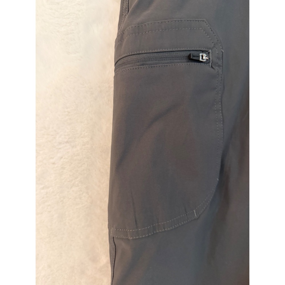 Eddie Bauer Mens 30 First Ascent Guide Hiking Shorts Gray Nylon Stretch